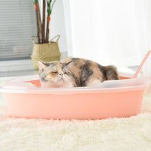 Load image into Gallery viewer, Easy Clean Corner Cat Litter Box
