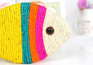 2- Pack Eco-Friendly Hemp CatFish Toy