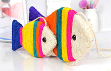 Load image into Gallery viewer, 2- Pack Eco-Friendly Hemp CatFish Toy
