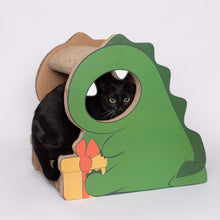 Load image into Gallery viewer, Dino Cat Scratcher and Bed
