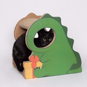 Dino Cat Scratcher and Bed